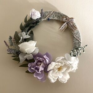 HANDCRAFTED | Original Purple Spring Floral Wreath